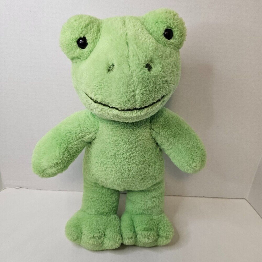 Build A Bear Green Spring Frog Plush Stuffed Animal Toy 16 Inch
